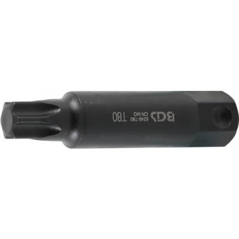   BGS technic Bit | Lungime 100 mm | Antrenare 6 colțuri exterior 22 mm | Profil T (pentru Torx) T80 (BGS 5246-T80)