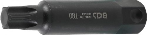 BGS technic Bit | Lungime 100 mm | Antrenare 6 colțuri exterior 22 mm | Profil T (pentru Torx) T80 (BGS 5246-T80)