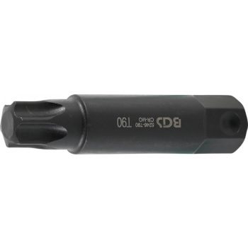   BGS technic Bit | Lungime 100 mm | Antrenare 6 colțuri exterior 22 mm | Profil T (pentru Torx) T90 (BGS 5246-T90)