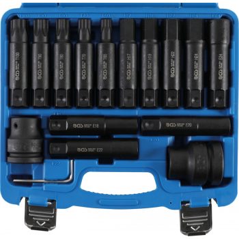   BGS technic Set biţi autocamion | 20 mm (3/4") + 25 mm (1") | 16 piese (BGS 5246)