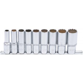   BGS technic Set chei tubulare 12 colţuri, adânci | 12,5 mm (1/2") | 10 - 24 mm | 9 piese (BGS 5253)