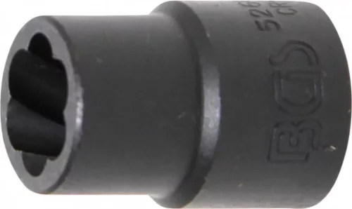 BGS technic Cap cheie tubulară profil spiral / Extractoare de șuruburi | 12,5 mm (1/2") | 13 mm (BGS 5266-13)