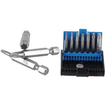   BGS technic Set extractoare șuruburi | pentru Profil T defecte (pentru Torx) T10 - T40 | 7 piese (BGS 5284)