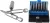 BGS technic Set extractoare șuruburi | pentru Profil T defecte (pentru Torx) T10 - T40 | 7 piese (BGS 5284)