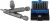 BGS technic Set extractoare șuruburi | pentru imbusuri defecte 1,5 - 6 mm | 7 piese (BGS 5289)