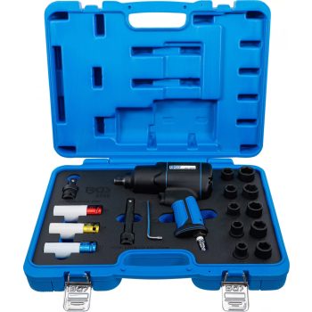   BGS technic Set şurubelniţă cu impact pneumatică şi chei tubulare | 12,5 mm (1/2") | 1200 Nm | 16 piese (BGS 5295)