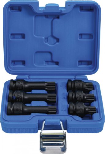 BGS technic Set cu biti Spline (XZN) de impact M14-M16-M18, antrenare 1/2", 6 piese (BGS 5380)
