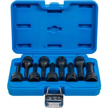   BGS technic Set biti Spline (XZN) M4 - M16, lungime 75mm, antrenare 1/2" 9 piese (BGS 5482)