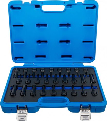 BGS technic Set cu biti de impact Imbus, Torx si Spline (XZN), antrenare 1/2" | 27 piese (BGS 5484)