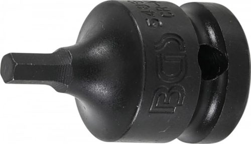 BGS technic Bit Imbus de impact 5 mm, lungime 42mm, antrenare cu tubulara 1/2” (BGS 5485-5)