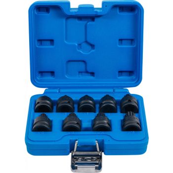   BGS technic Set capete biţi de impact | 12,5 mm (1/2") | Dantură interioară multiplă (pentru XZN) M4 - M16 | 9 piese (BGS 5487)