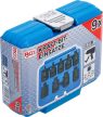 BGS technic Set capete biţi de impact | 12,5 mm (1/2") | Dantură interioară multiplă (pentru XZN) M4 - M16 | 9 piese (BGS 5487)