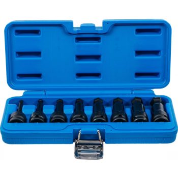   BGS technic Set capete biţi de impact | Lungime 75 mm | 12,5 mm (1/2") | hexagon interior cu cap sferic 6 - 19 mm | 8 piese (BGS 5488)
