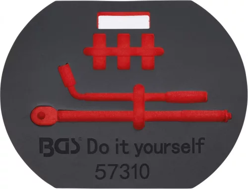 BGS DIY Suport din spumă | gol | pentru art. 57310 (BGS 57310-1)