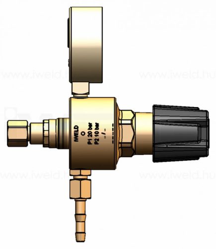 IWELD DYNALINE alimentare cu oxigen reductor de presiune 10bar (5DNLOX10REG)