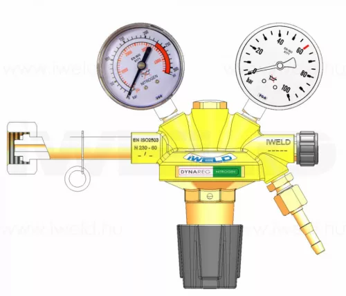 IWELD DYNAREG de azot reductor de presiune 230 / 50bar (5DRGN23050)