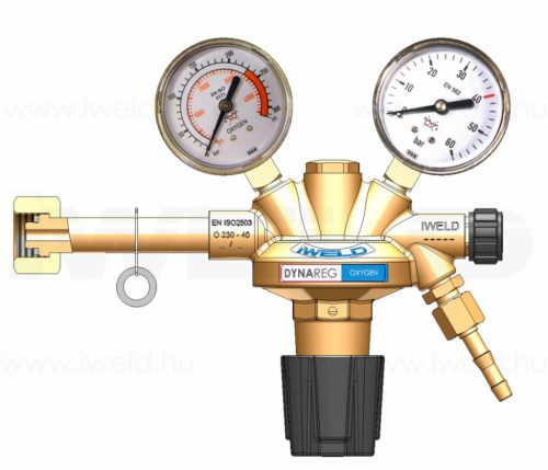 IWELD DYNAREG reductor de presiune de oxigen 230 / 40bar (H, SK, HR) (5DRGO23040H)