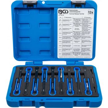   BGS technic Set demontat terminale si cuple electrice 12 piese (BGS 60100)