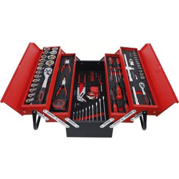   BGS DIY Cutie unelte din metal incl. sortiment unelte | 86 piese (BGS 6056)