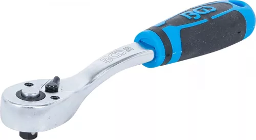 BGS technic Clichet reversibil | dantură fină | Antrenat prin pătrat interior 6,3 mm (1/4") (BGS 630)