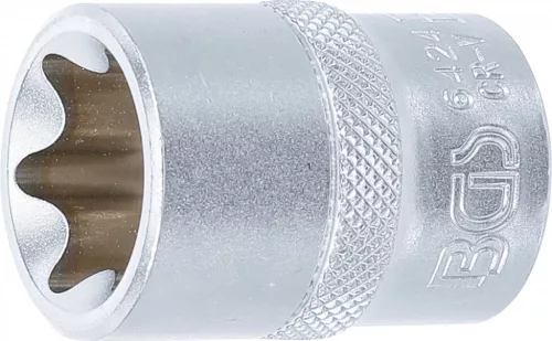 BGS technic Cheie tubulară Profil E | 12,5 mm (1/2") | E24 (BGS 6424)