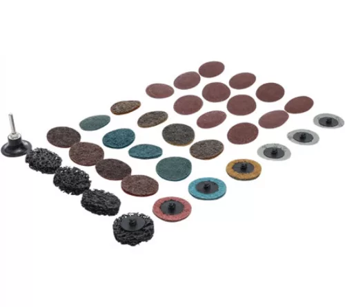 BGS technic Set discuri/platouri de şlefuire | Ø 50 mm | 35 piese (BGS 6649)