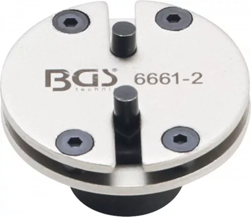 BGS technic Set adaptoare presare pistoane de frână universal cu 2 ştifturi (BGS 6661-2)