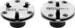 BGS technic Set adaptoare presare pistoane de frână universal cu 2 şi 3 ştifturi, 2 piese (BGS 6661)
