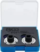 BGS technic Set adaptoare presare pistoane de frână universal cu 2 şi 3 ştifturi, 2 piese (BGS 6661)