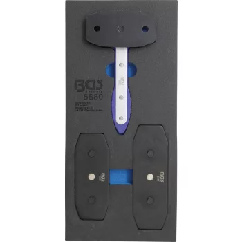   BGS technic Set dispozitive resetare pistoane de frână | cu clichet : Suport organizator pentru cărucior 1/3 (BGS 6680)