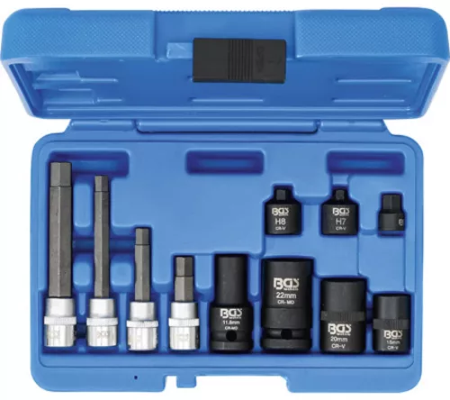 BGS technic Set capete chei tubulare pentru etriere de frână, 11 piese (BGS 6697)