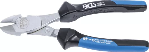 BGS technic Cleşte de forţă cu tăietura laterală | pentru coardă de pian | 200 mm (BGS 671)