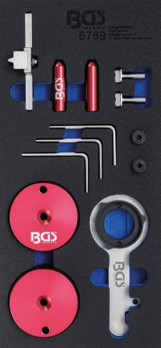 BGS technic Set dispozitive reglare motor | pentru Ford 2.0TDCi EcoBlue : Suport organizator pentru cărucior 1/3 (BGS 6769)