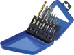BGS technic Set Extractoare de șuruburi şi burghie stânga | HSS | titan-nitrurat | 2 - 7,5 mm | 10 piese (BGS 6780)