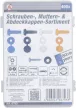 BGS DIY Sortiment de şuruburi, piuliţe, capişoane | 400 piese (BGS 6793)
