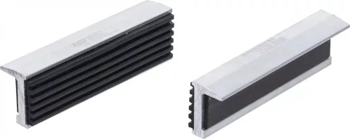 BGS technic Bacuri protecţie menghină | Aluminiu | Lăţime 100 mm | 2 piese (BGS 6795)