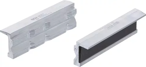 BGS technic Bacuri protecţie menghină | Aluminiu | Lăţime 100 mm | 2 piese (BGS 6796)