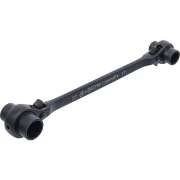   BGS DIY Clichet montat schele | 4-in-1 | 14 - 17 - 19 - 22 mm (BGS 6843)