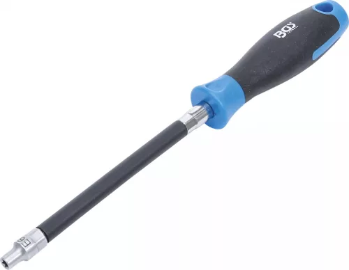 BGS technic Şurubelniţă flexibilă cu mâner rotund | profil E E6 | Lungimea lamei 150 mm (BGS 70022)
