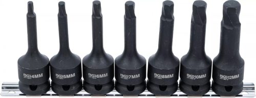 BGS technic Set extractoare șuruburi | 12,5 mm (1/2") | pentru hexagon interior defect 4 - 12 mm | 7 piese (BGS 7004)