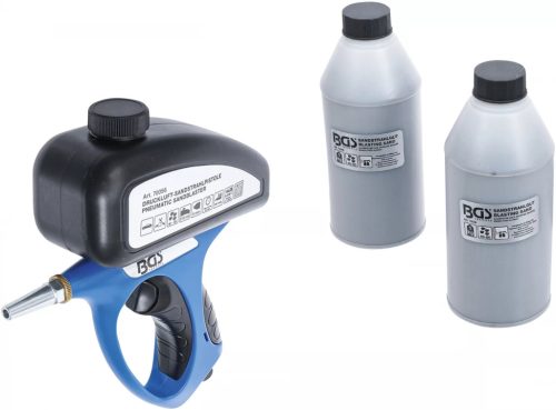 BGS technic Pistol de sablare pneumatic inclusiv accesorii | 3 piese (BGS 70056)