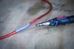 BGS technic Mini-arzător gaz fierbinte cu sortiment furtunuri contractabile | colorate | cu aprindere piezoelectrică | 162 piese (BGS 70143)