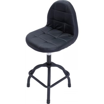   BGS technic Scaun de atelier pivotant cu spătar | reglabil pe înălţime (BGS 70146)