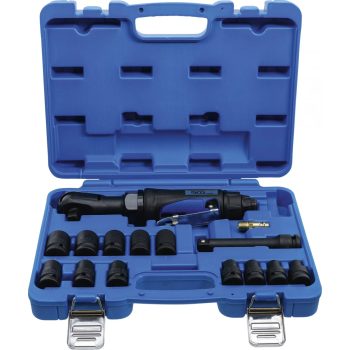   BGS technic Set şurubelniţe cu clichet pneumatice | 12,5 mm (1/2") | 102 Nm | 14 piese (BGS 70192)