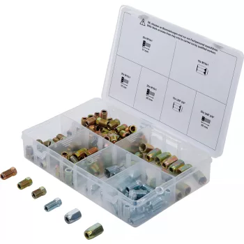   BGS technic Piuliţe olandeze & sortiment de şuruburi pentru îmbinări filetate ale conductelor de frână | 135 piese (BGS 70341)