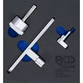   BGS technic Suport organizator pentru cărucior 1/6: Set dispozitive reglare motor | pentru Land Rover, Jaguar 3.0, 5.0L Diesel (BGS 70946)