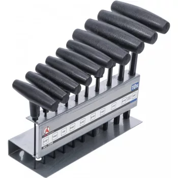   BGS DIY Set chei Imbus in Inch 3/32"-3/8" cu maner T, 10 piese (BGS 7099)