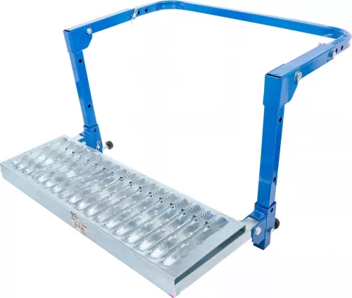 BGS technic Treaptă rabatabilă pneuri | reglabilă | pentru autoutilitare mici şi vehicule 4x4 (BGS 71002)