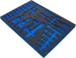 BGS technic Suport organizator pentru cărucior 3/3 | gol | pentru BGS 70218 (BGS 7130-1)