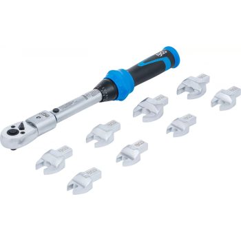   BGS technic Set chei dinamometrice | pentru capete ataşabile 9 x 12 mm | 6 - 30 Nm | 10 piese (BGS 7192)
